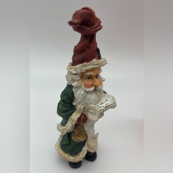 Collectible Santa Figurine With Scroll List - Picture 9 of 9
